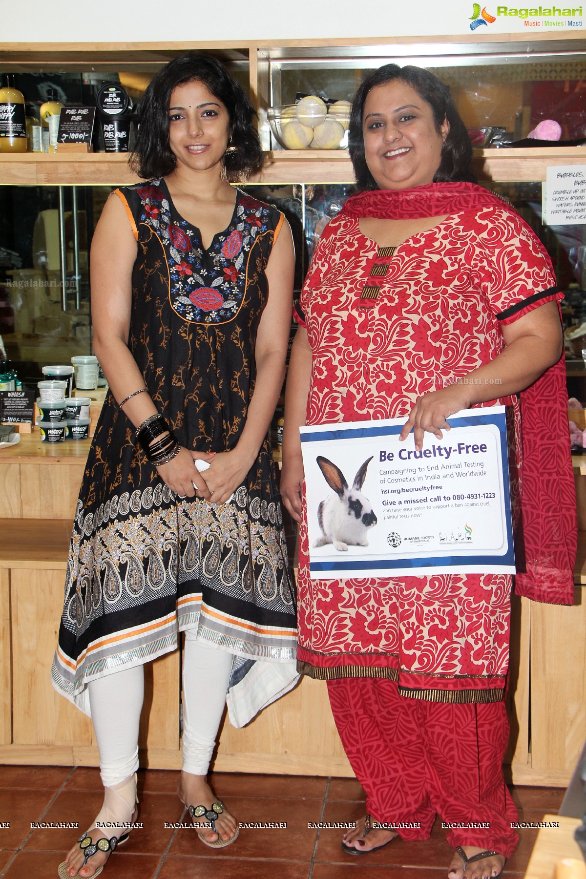 Nishanti Evani at Lush India to support 'Fight Against Animal Testing'