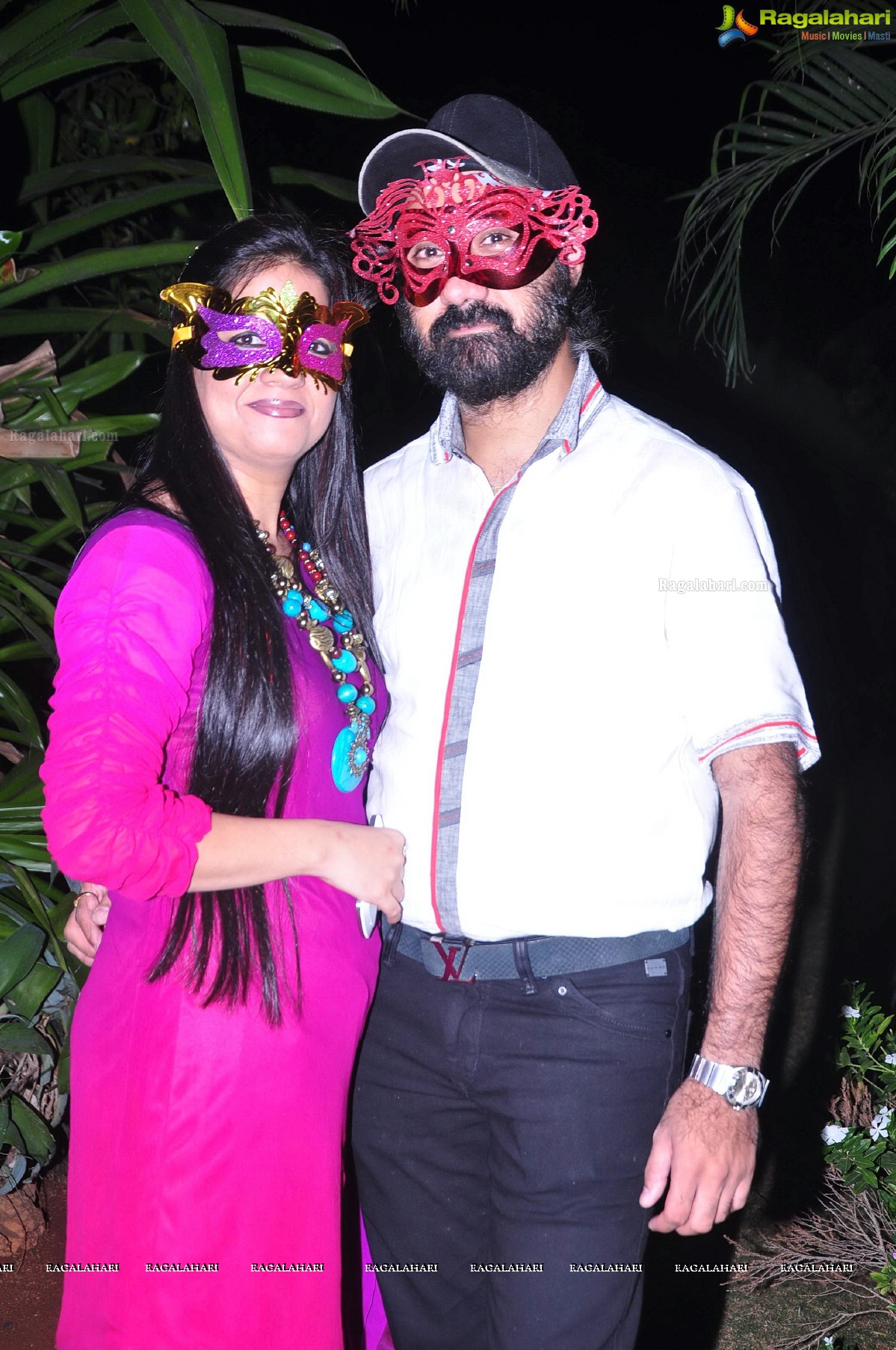 Masqurade Party by Raja Singh & Vinny Singh - Vicky Alag & Poonam Alag at Singh Farm House