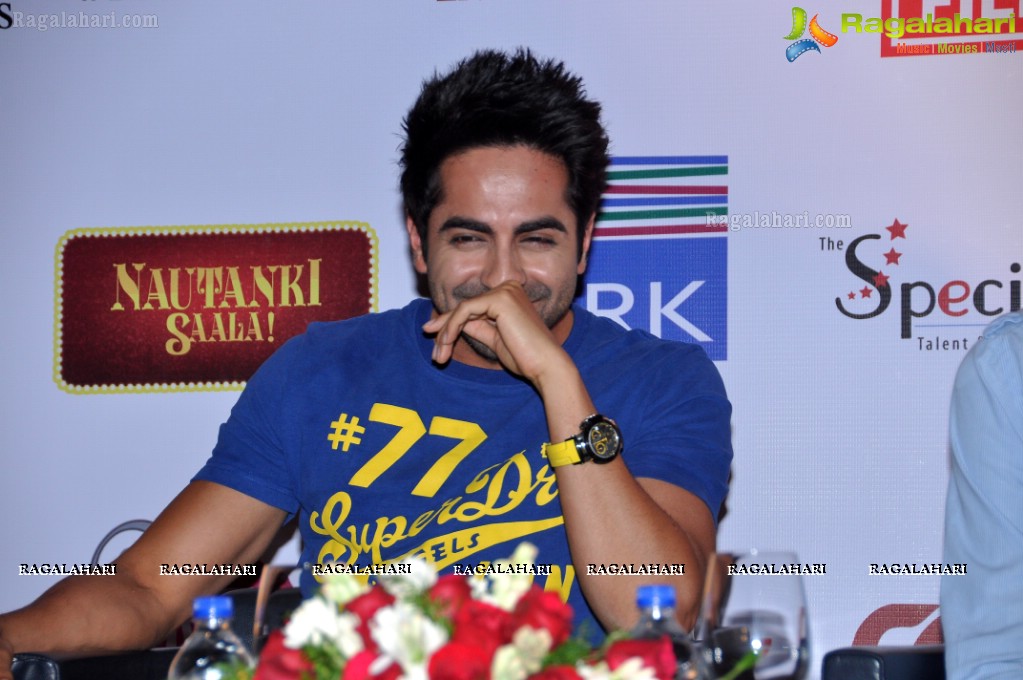 Nautanki Saala Press Meet at The Park, Hyderabad