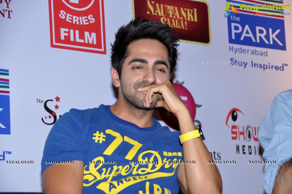 Nautanki Saala Press Meet at The Park, Hyderabad