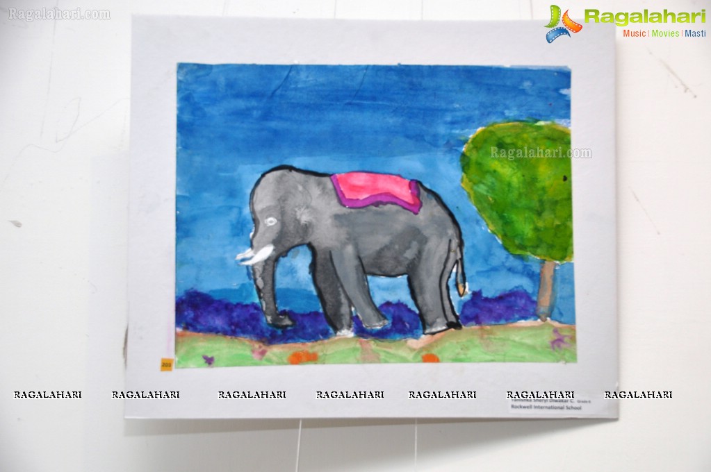 The Rockwell International School's Unique Charity Art Exhibition