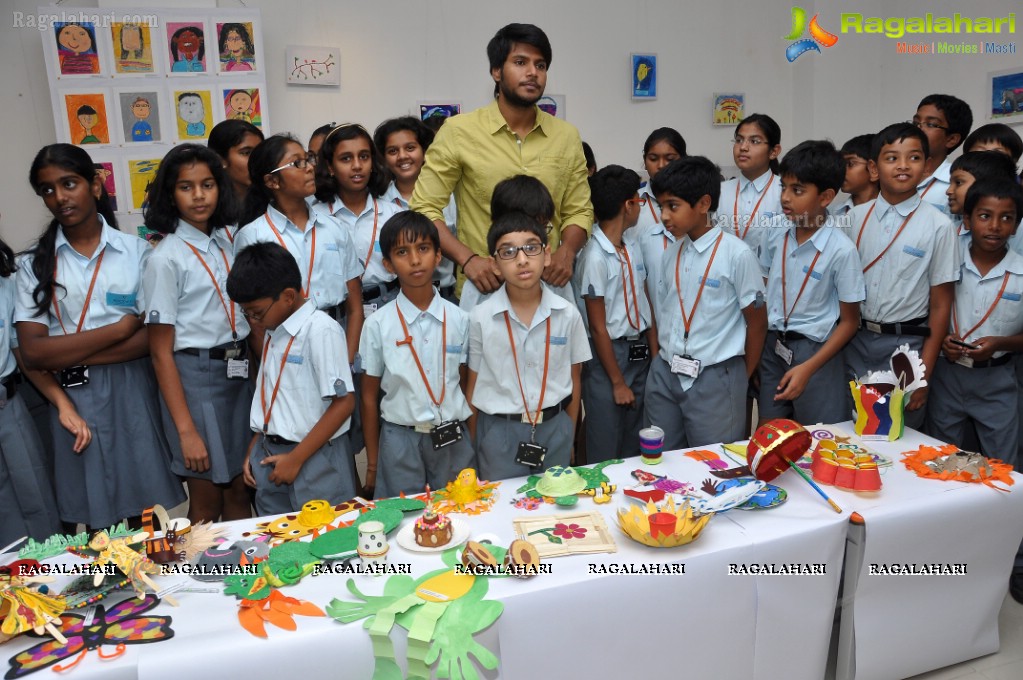 The Rockwell International School's Unique Charity Art Exhibition