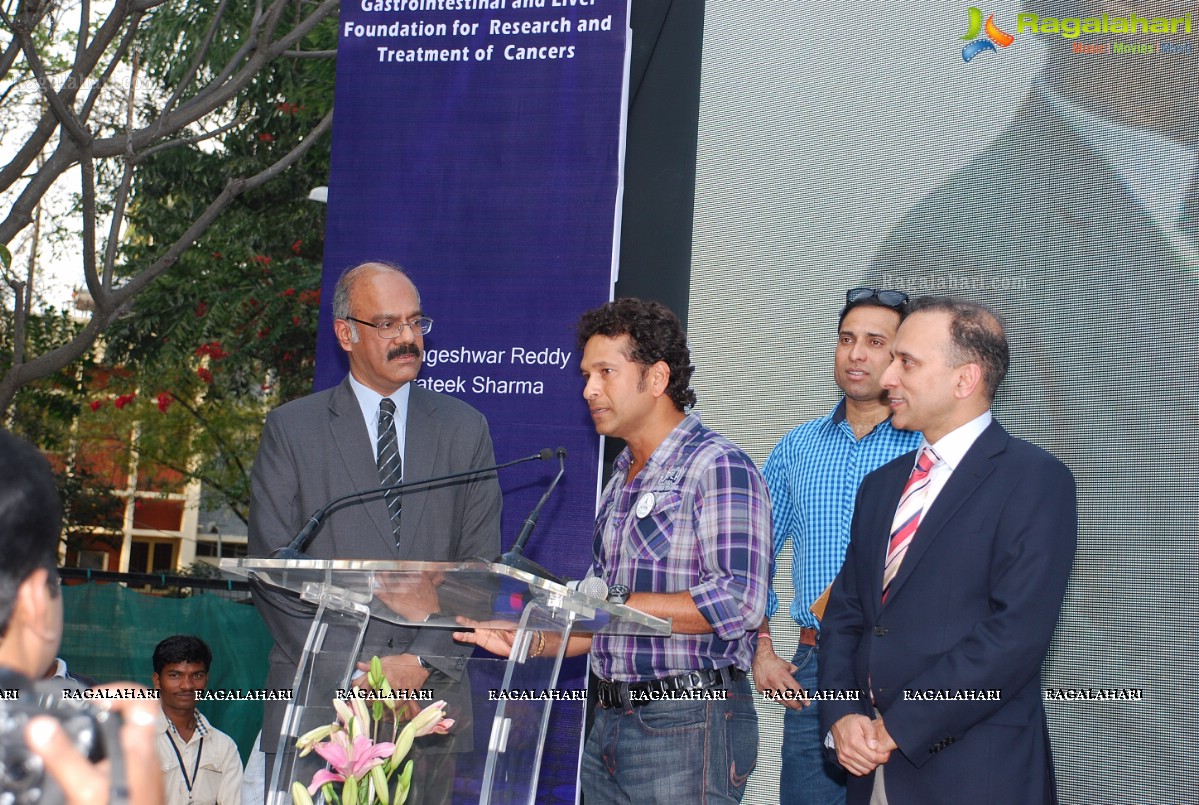 Sachin Tendulkar inaugurates AIG India's Gastrointestinal and Liver Foundation, Hyderabad