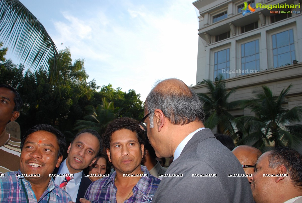 Sachin Tendulkar inaugurates AIG India's Gastrointestinal and Liver Foundation, Hyderabad