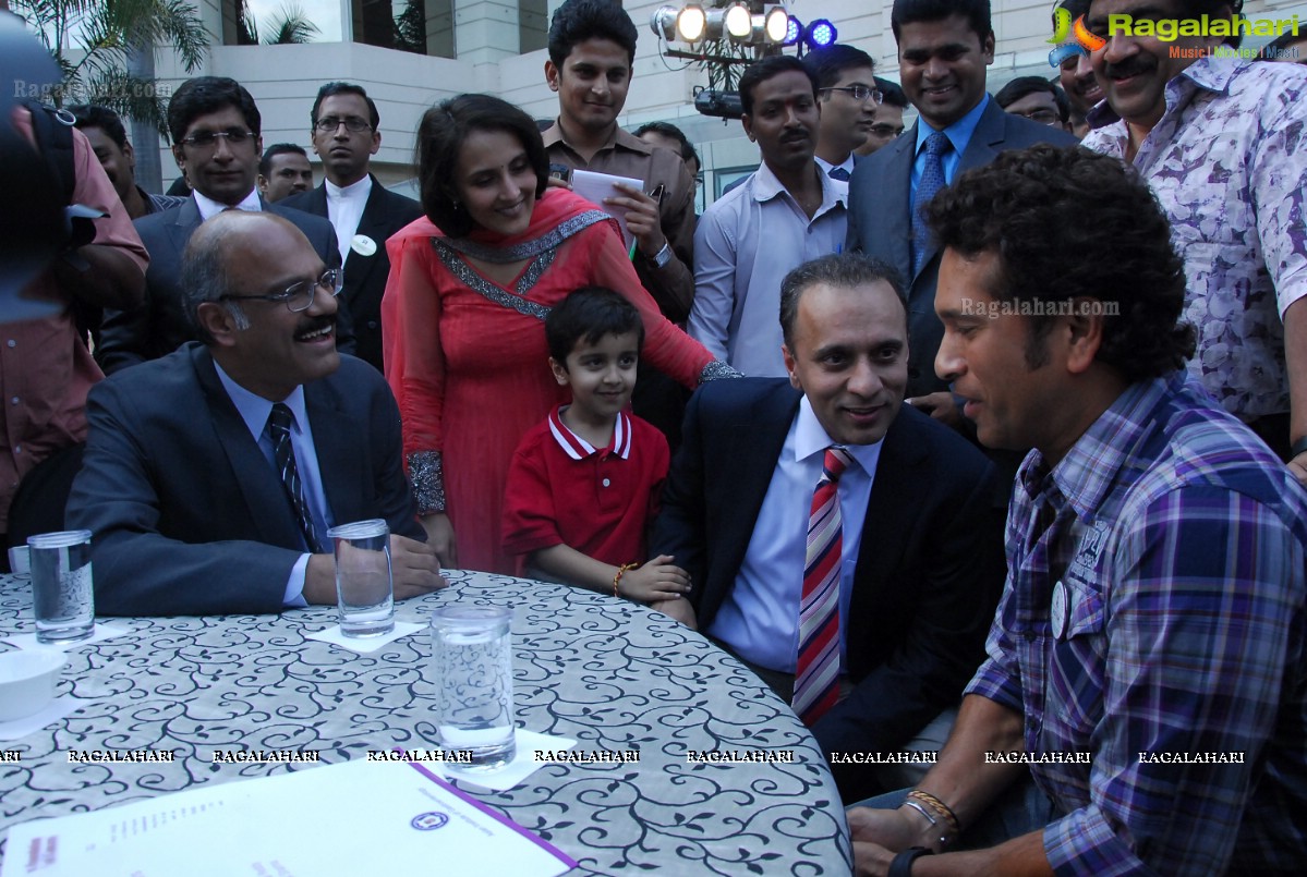 Sachin Tendulkar inaugurates AIG India's Gastrointestinal and Liver Foundation, Hyderabad