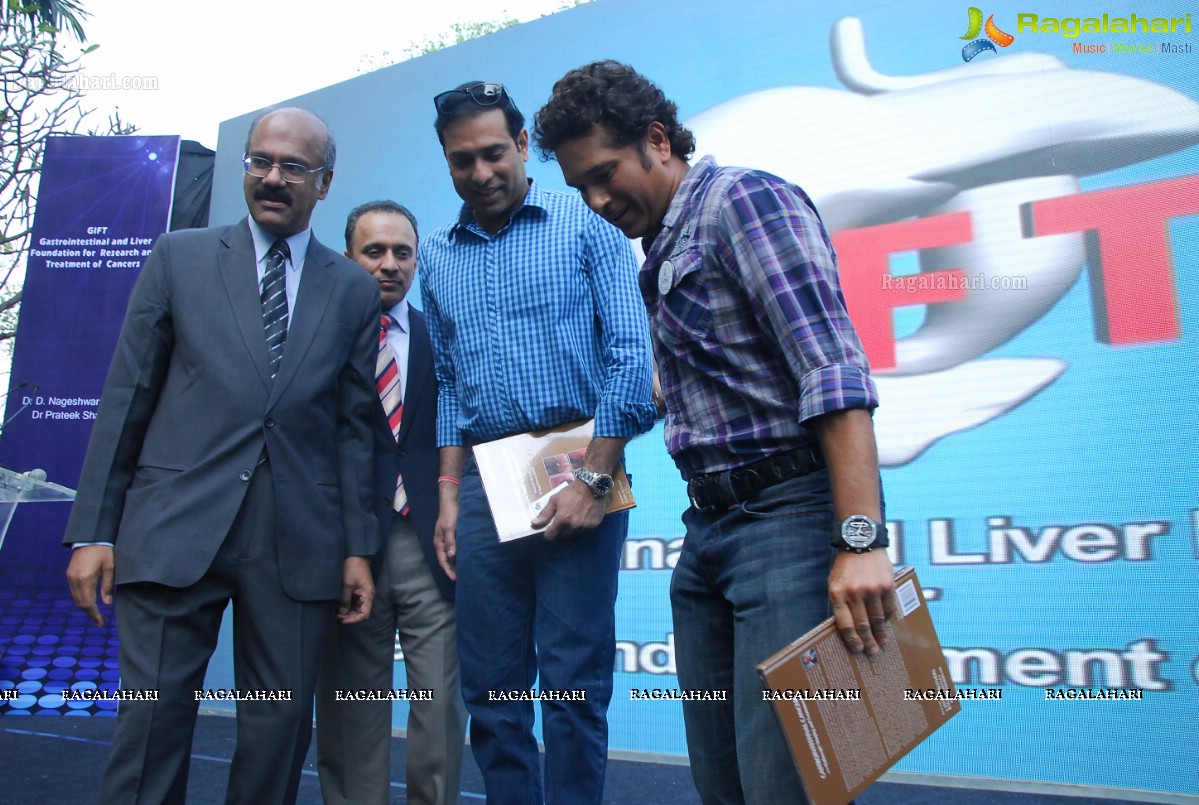 Sachin Tendulkar inaugurates AIG India's Gastrointestinal and Liver Foundation, Hyderabad