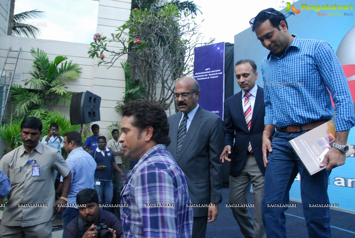 Sachin Tendulkar inaugurates AIG India's Gastrointestinal and Liver Foundation, Hyderabad