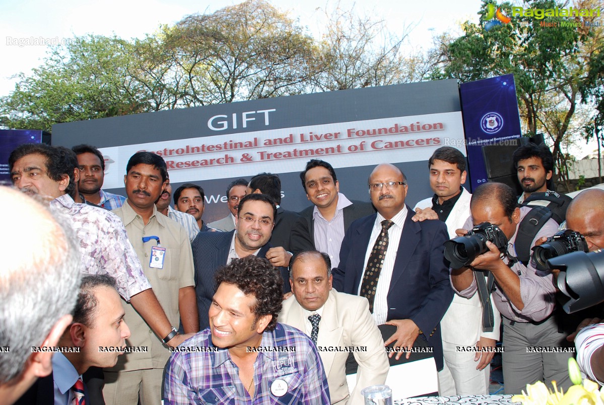 Sachin Tendulkar inaugurates AIG India's Gastrointestinal and Liver Foundation, Hyderabad