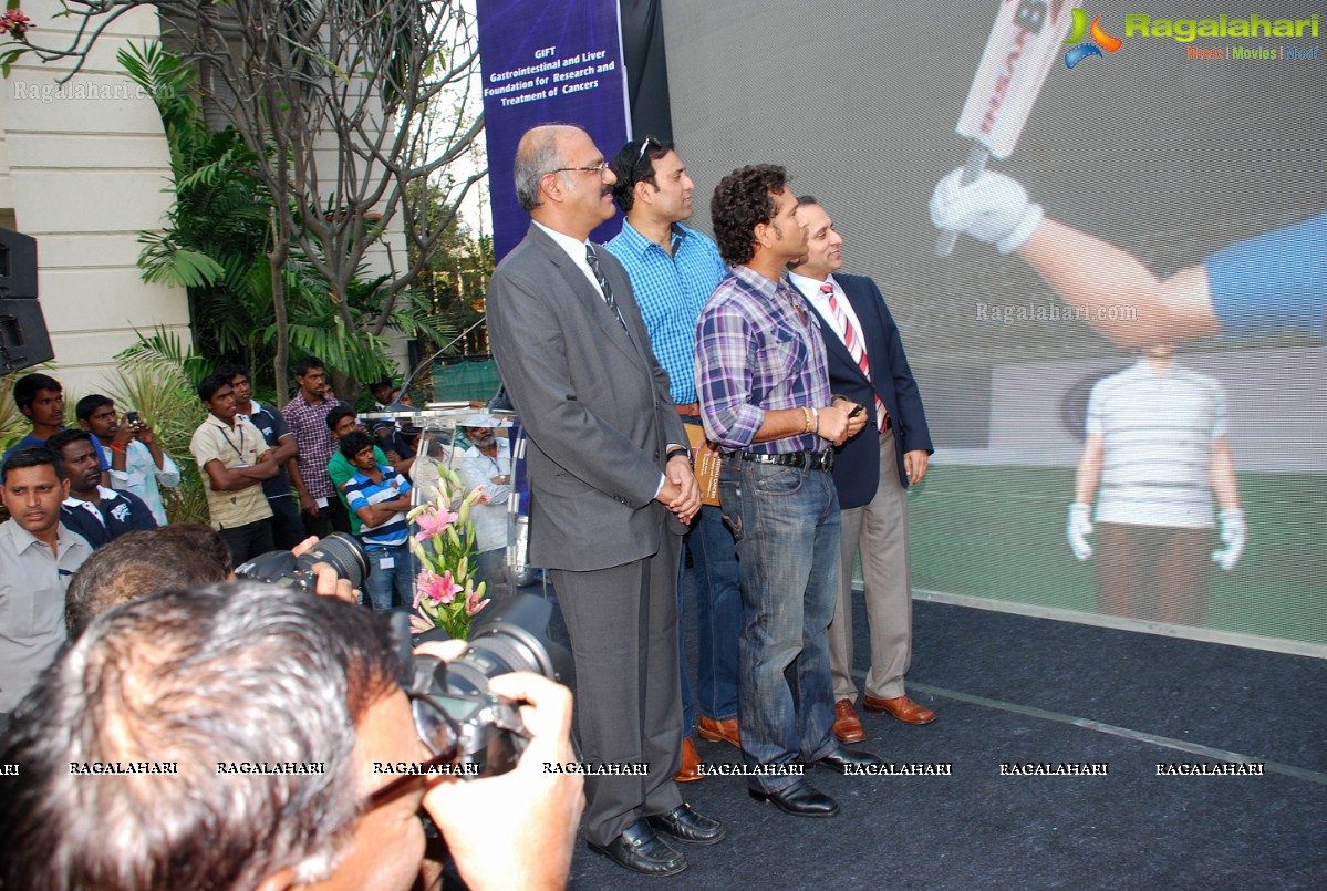 Sachin Tendulkar inaugurates AIG India's Gastrointestinal and Liver Foundation, Hyderabad