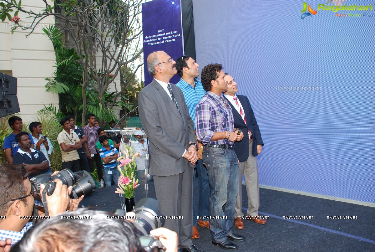 Sachin Tendulkar inaugurates AIG India's Gastrointestinal and Liver Foundation, Hyderabad