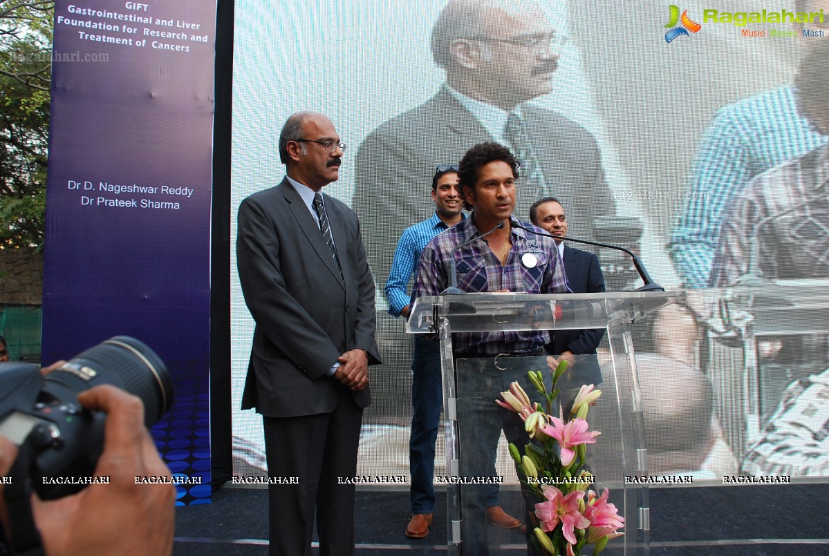 Sachin Tendulkar inaugurates AIG India's Gastrointestinal and Liver Foundation, Hyderabad