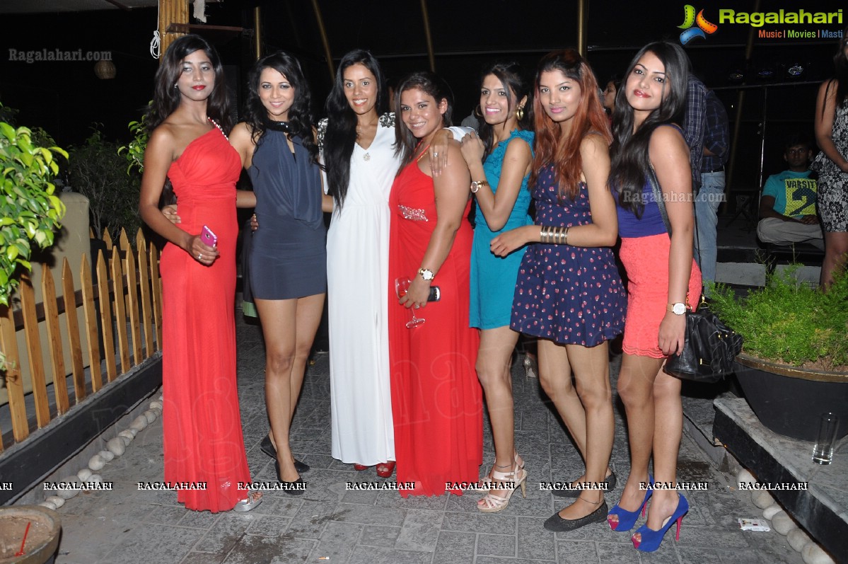 Sadhana Singh and Poonam's 2013 Birthday Bash at Skybar, Hyderabad