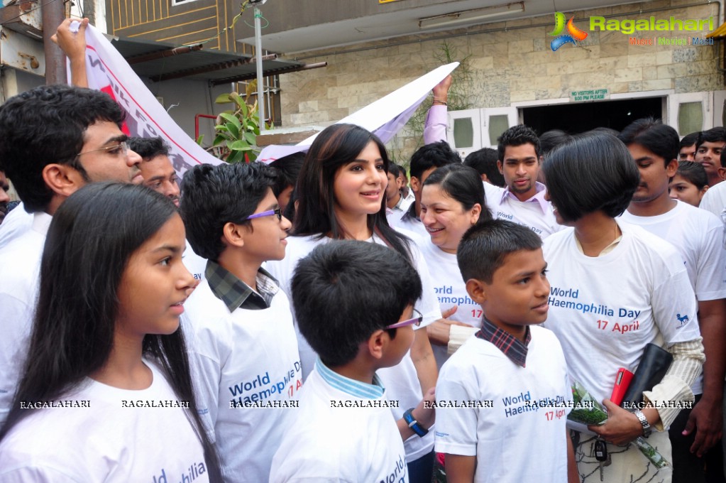 Samantha at World Hemophilia Day Walk