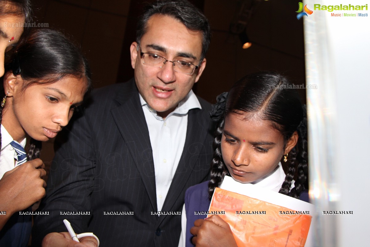 Pratham and Asha Rotary Children at Samsung Third Southwest Asia Forum, Hyderabad