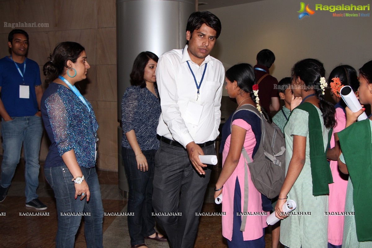 Pratham and Asha Rotary Children at Samsung Third Southwest Asia Forum, Hyderabad