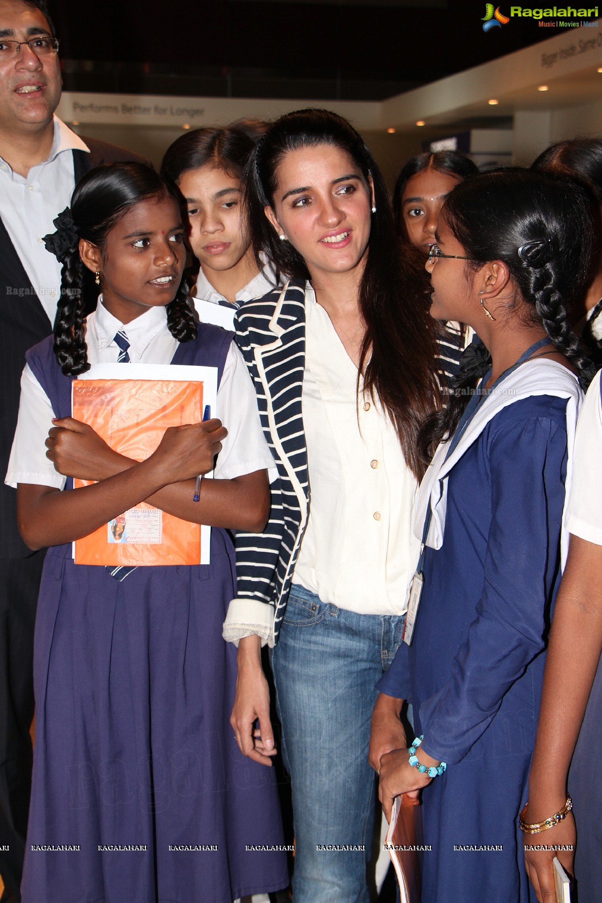 Pratham and Asha Rotary Children at Samsung Third Southwest Asia Forum, Hyderabad