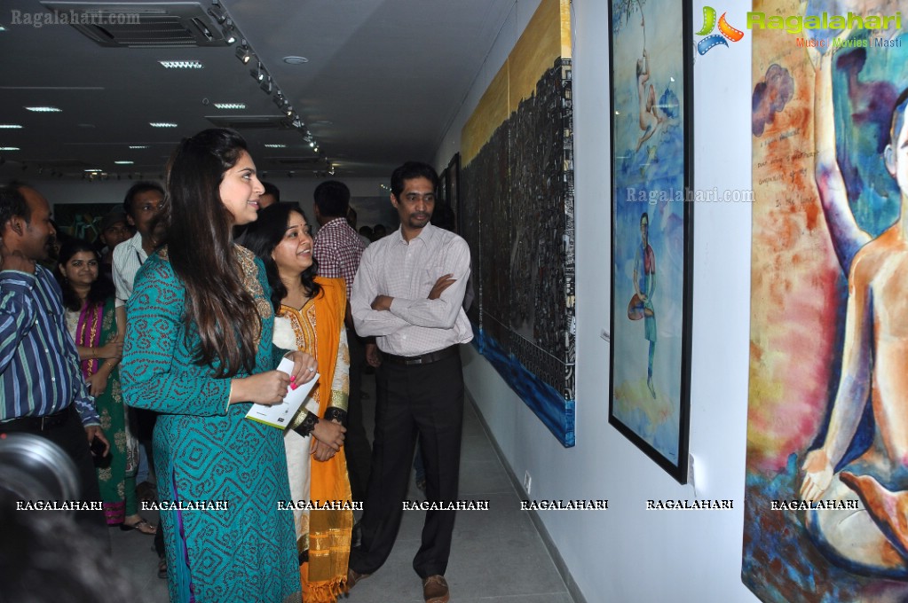 Upasana Kamineni inaugurates Springs Art Exhibition, Hyderabad