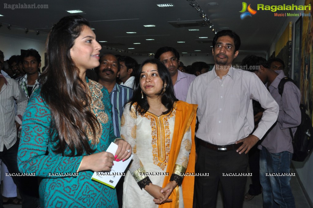 Upasana Kamineni inaugurates Springs Art Exhibition, Hyderabad