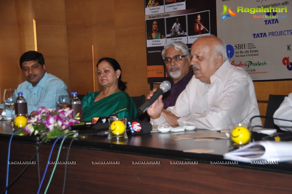 Press Meet: Pt. Bhimsen Joshi National Festival of Music and Dance Hyderabad 2013