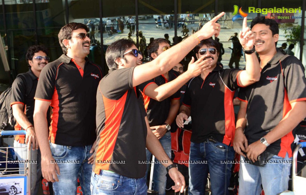 CCL 3: Telugu Warriors Team at Pune