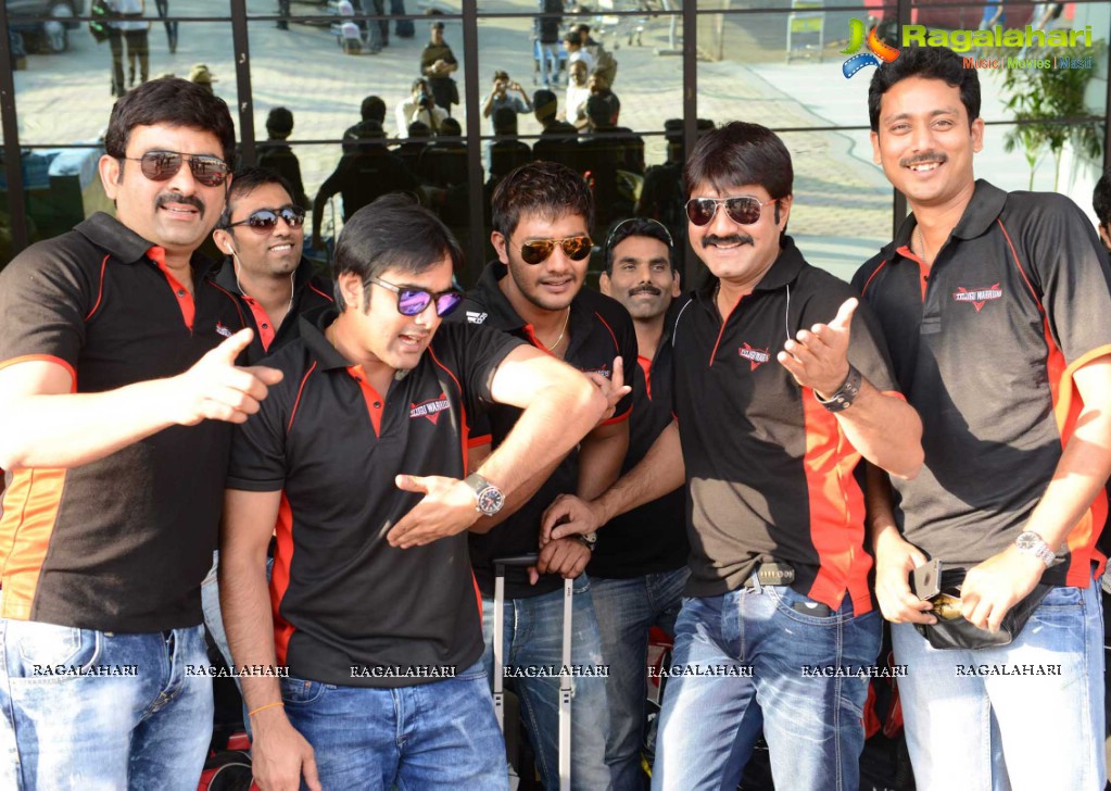 CCL 3: Telugu Warriors Team at Pune