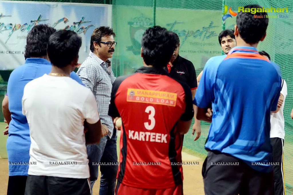 CCL 3: Telugu Warriors Team Net Practice for Semi-finals
