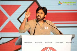 Pawan Kalyan at Jana Sena Party Launch