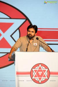 Pawan Kalyan at Jana Sena Party Launch