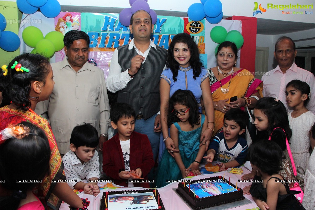 Aadya-Krishn Birthday 2014 Celebrations