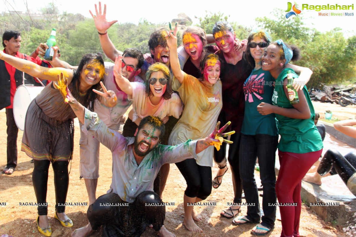 Holi Celebrations 2014 at Bhoot Bungalow, Hyderabad