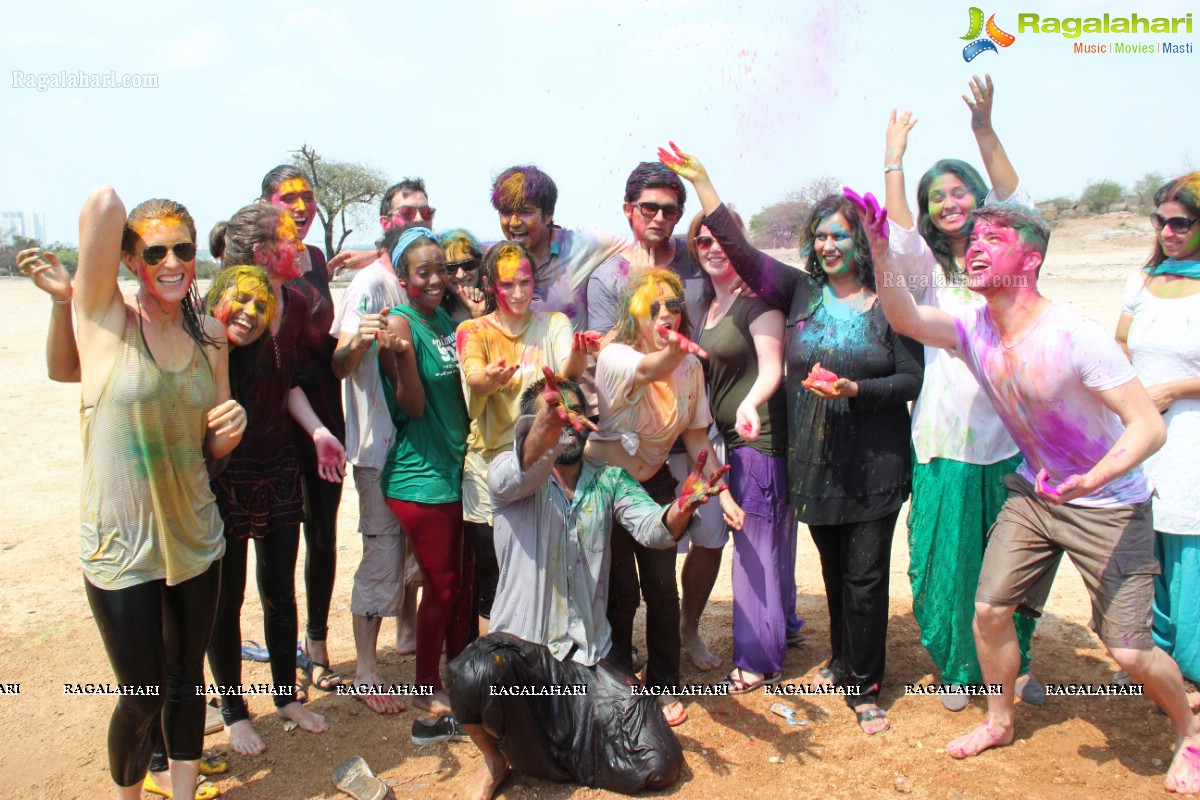 Holi Celebrations 2014 at Bhoot Bungalow, Hyderabad