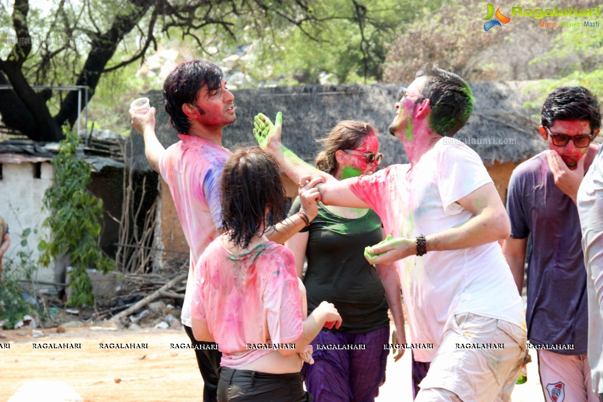 Holi Celebrations 2014 at Bhoot Bungalow, Hyderabad