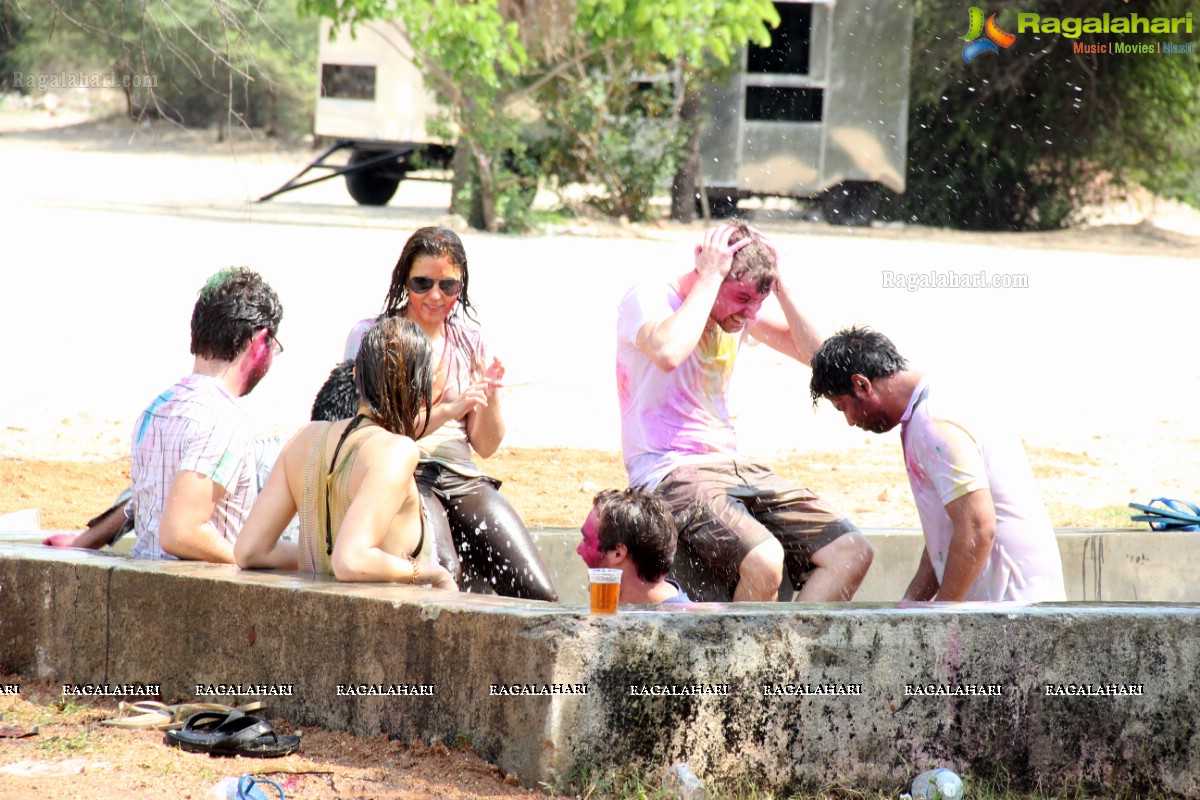 Holi Celebrations 2014 at Bhoot Bungalow, Hyderabad