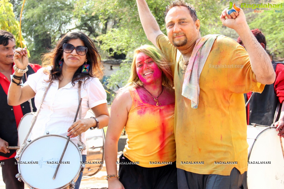 Holi Celebrations 2014 at Bhoot Bungalow, Hyderabad