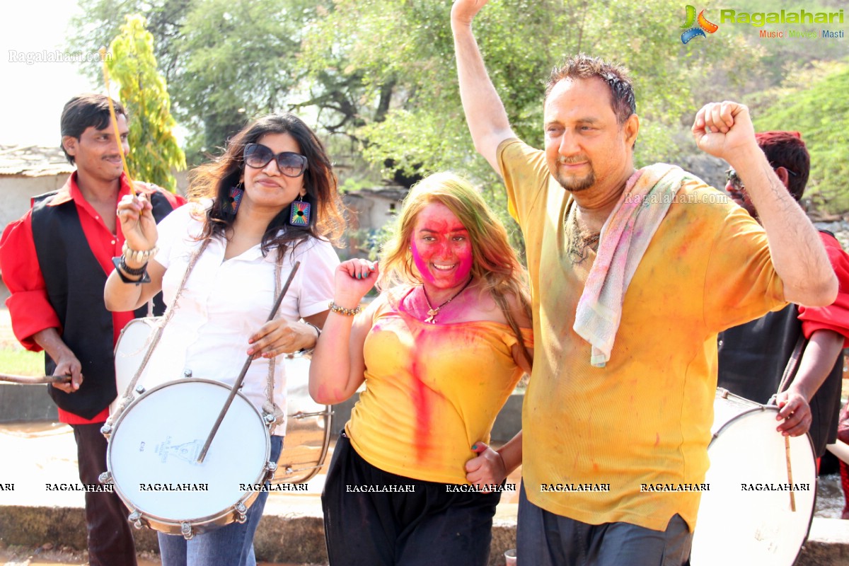 Holi Celebrations 2014 at Bhoot Bungalow, Hyderabad