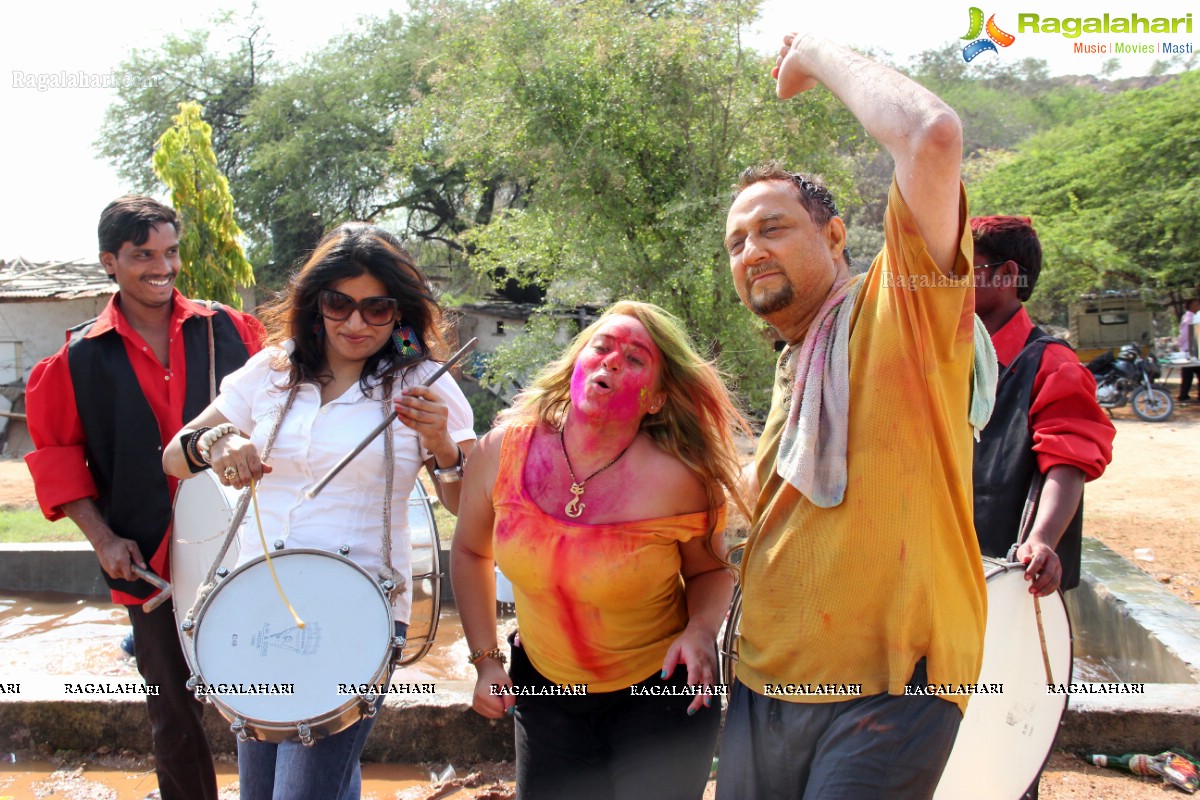 Holi Celebrations 2014 at Bhoot Bungalow, Hyderabad