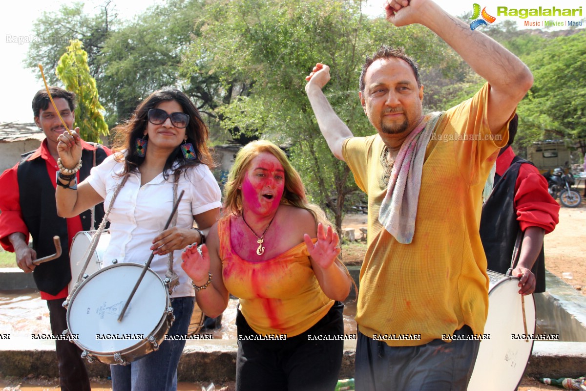 Holi Celebrations 2014 at Bhoot Bungalow, Hyderabad