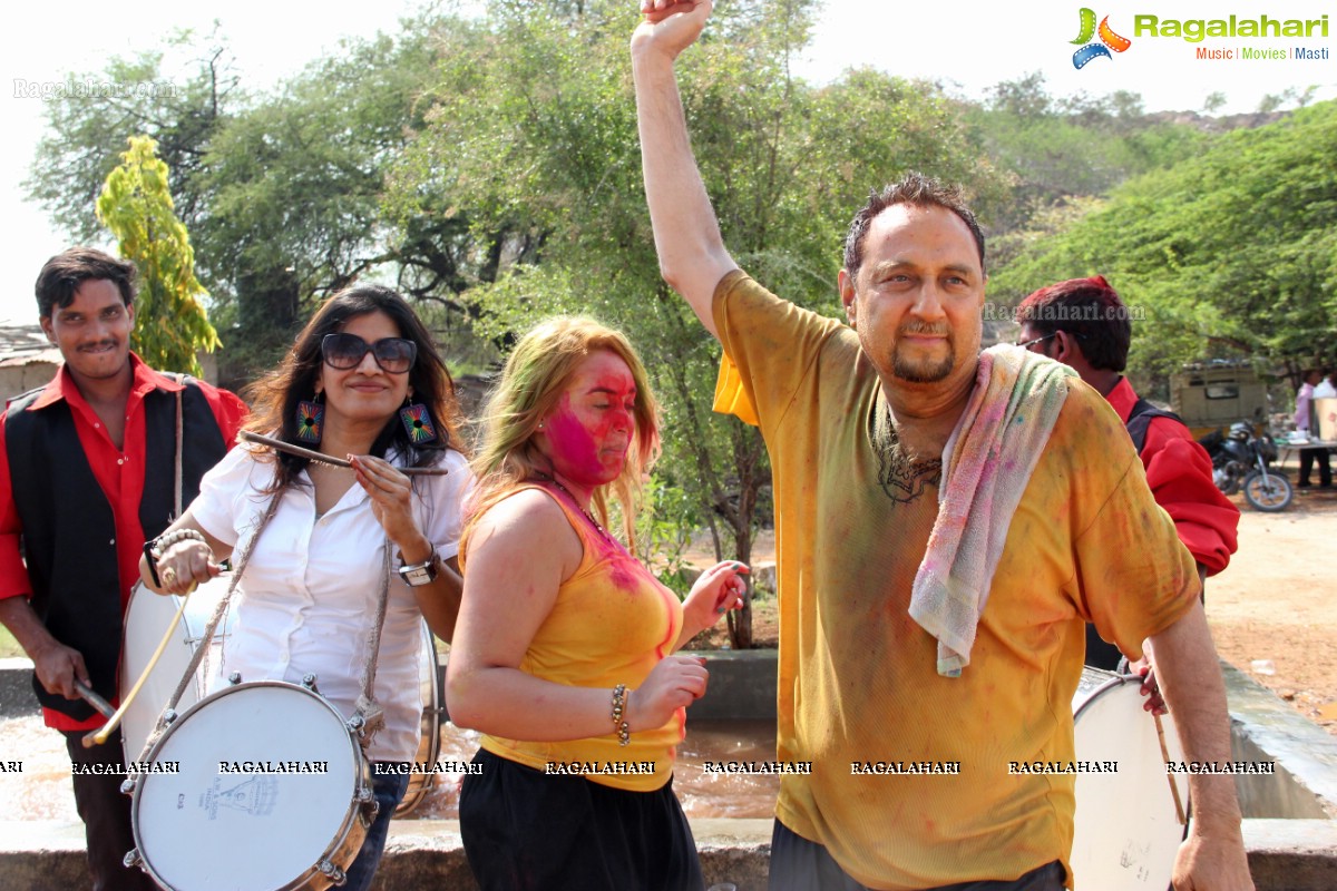 Holi Celebrations 2014 at Bhoot Bungalow, Hyderabad