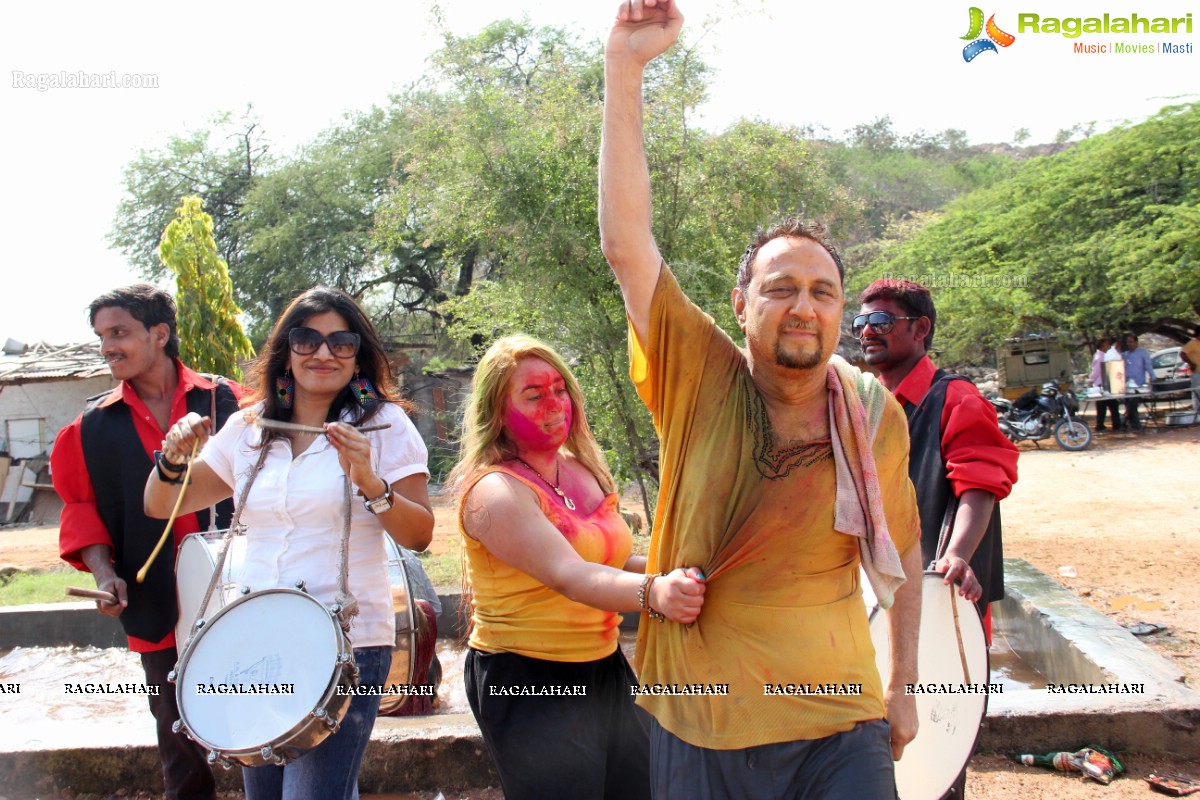 Holi Celebrations 2014 at Bhoot Bungalow, Hyderabad