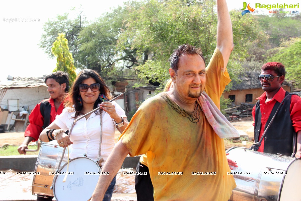 Holi Celebrations 2014 at Bhoot Bungalow, Hyderabad