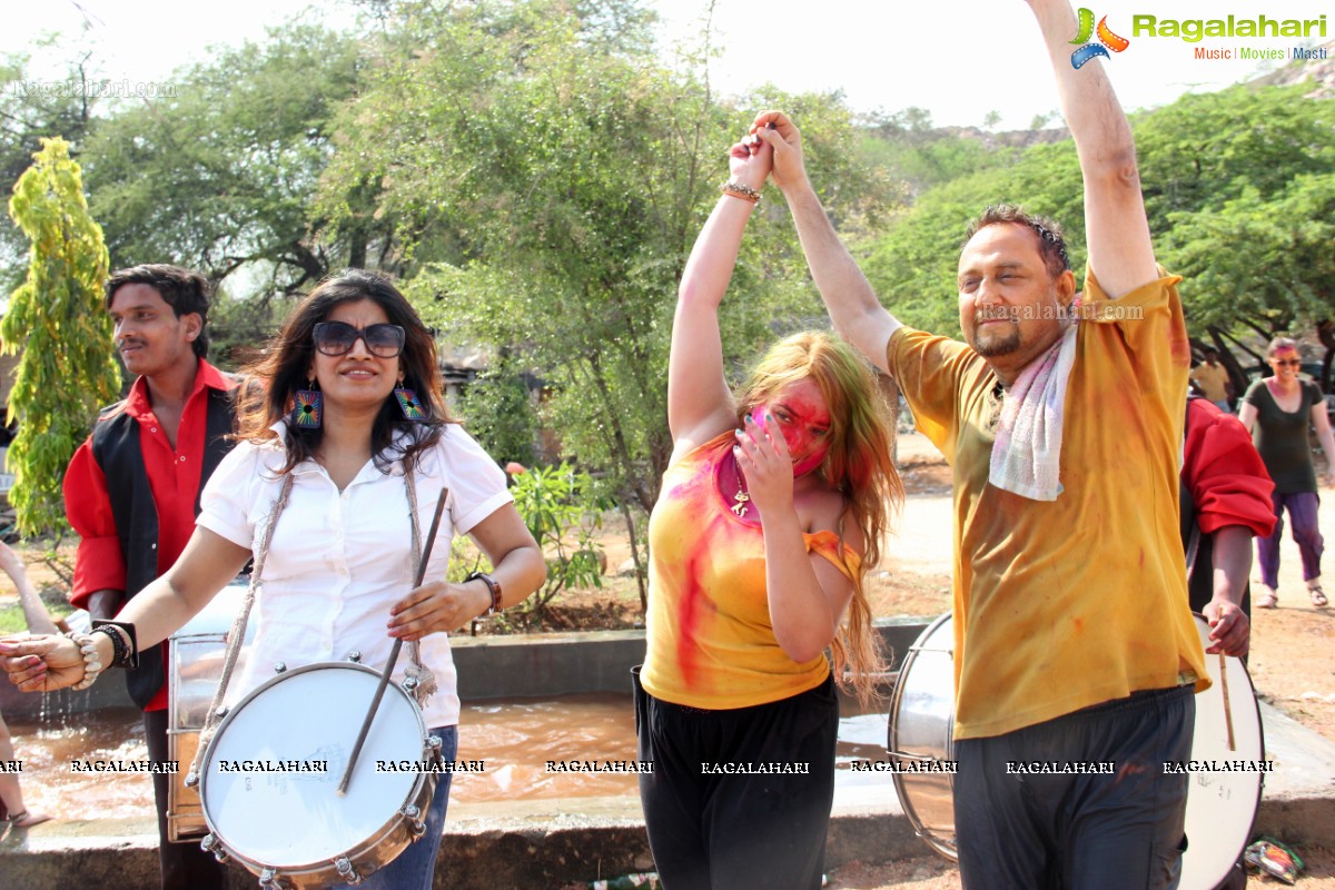 Holi Celebrations 2014 at Bhoot Bungalow, Hyderabad