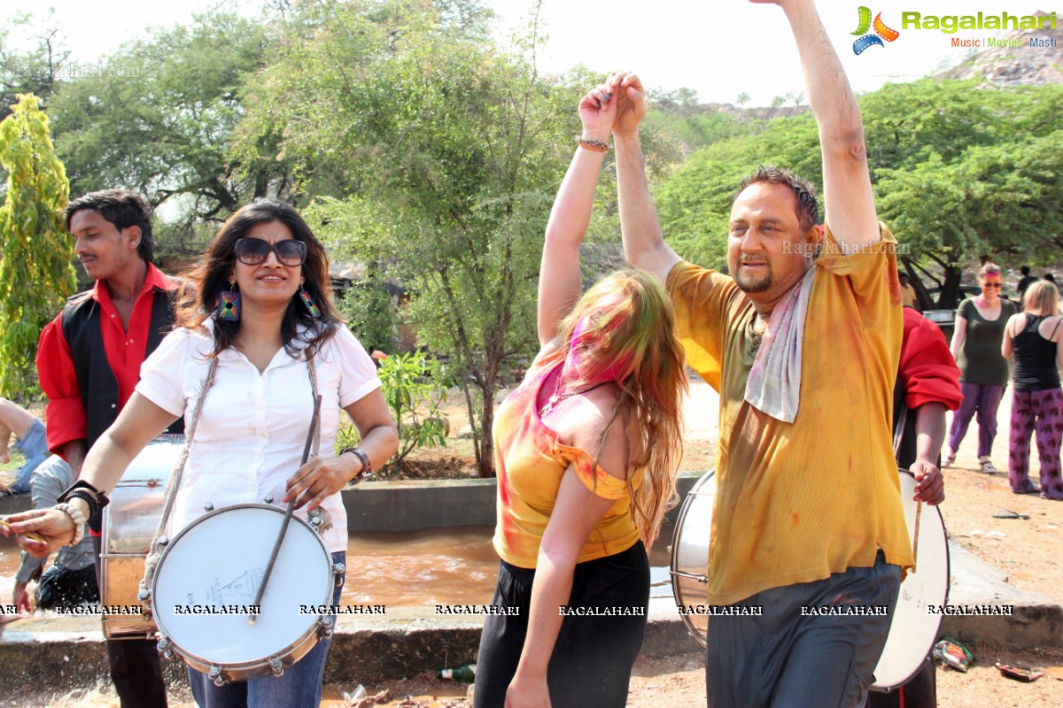 Holi Celebrations 2014 at Bhoot Bungalow, Hyderabad