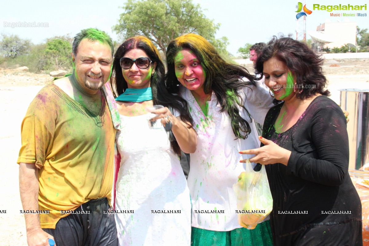 Holi Celebrations 2014 at Bhoot Bungalow, Hyderabad