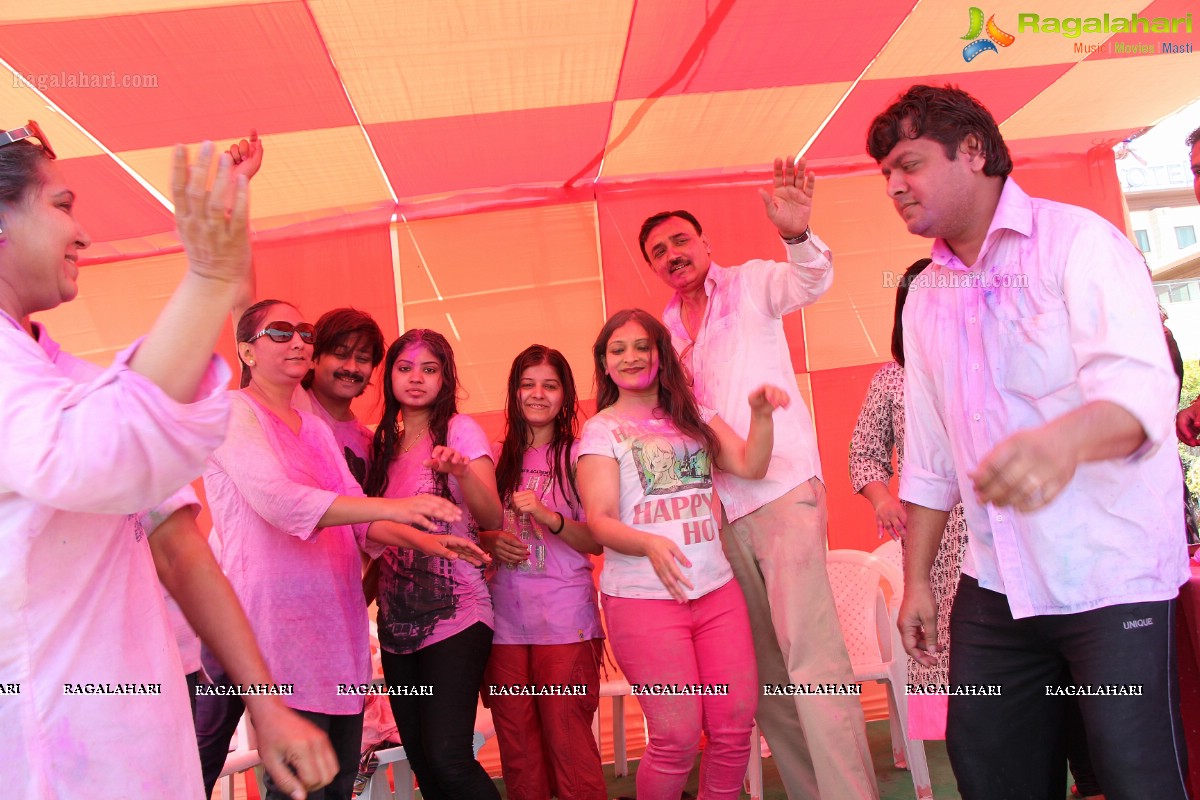 Bam Bam Holi Fest by Bisket and Anup Chandak at Novotel Airport, Hyderabad