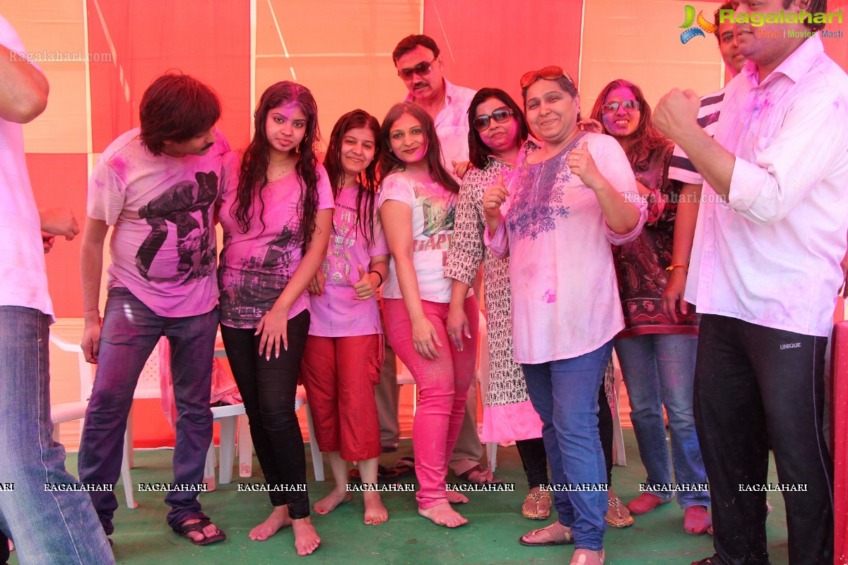 Bam Bam Holi Fest by Bisket and Anup Chandak at Novotel Airport, Hyderabad