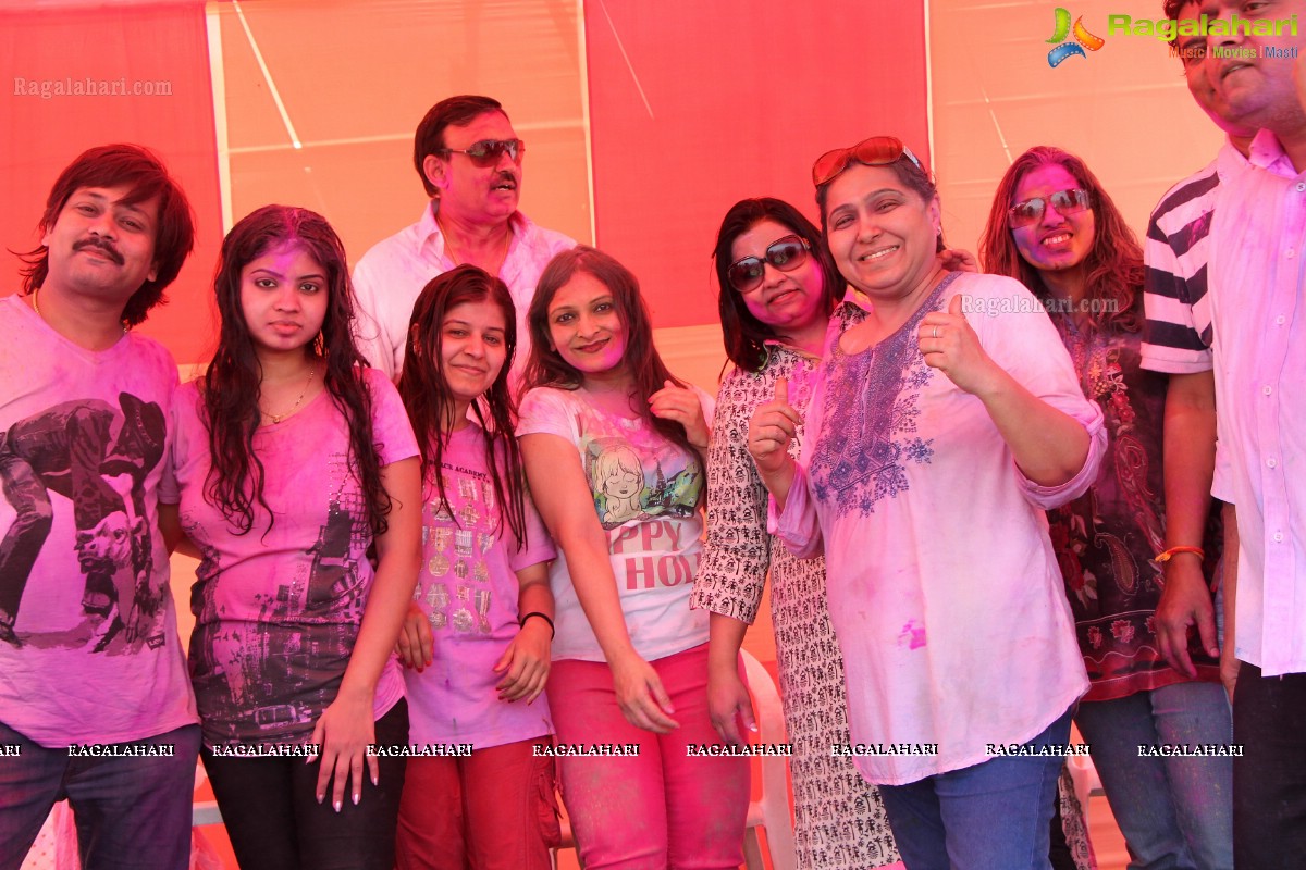 Bam Bam Holi Fest by Bisket and Anup Chandak at Novotel Airport, Hyderabad