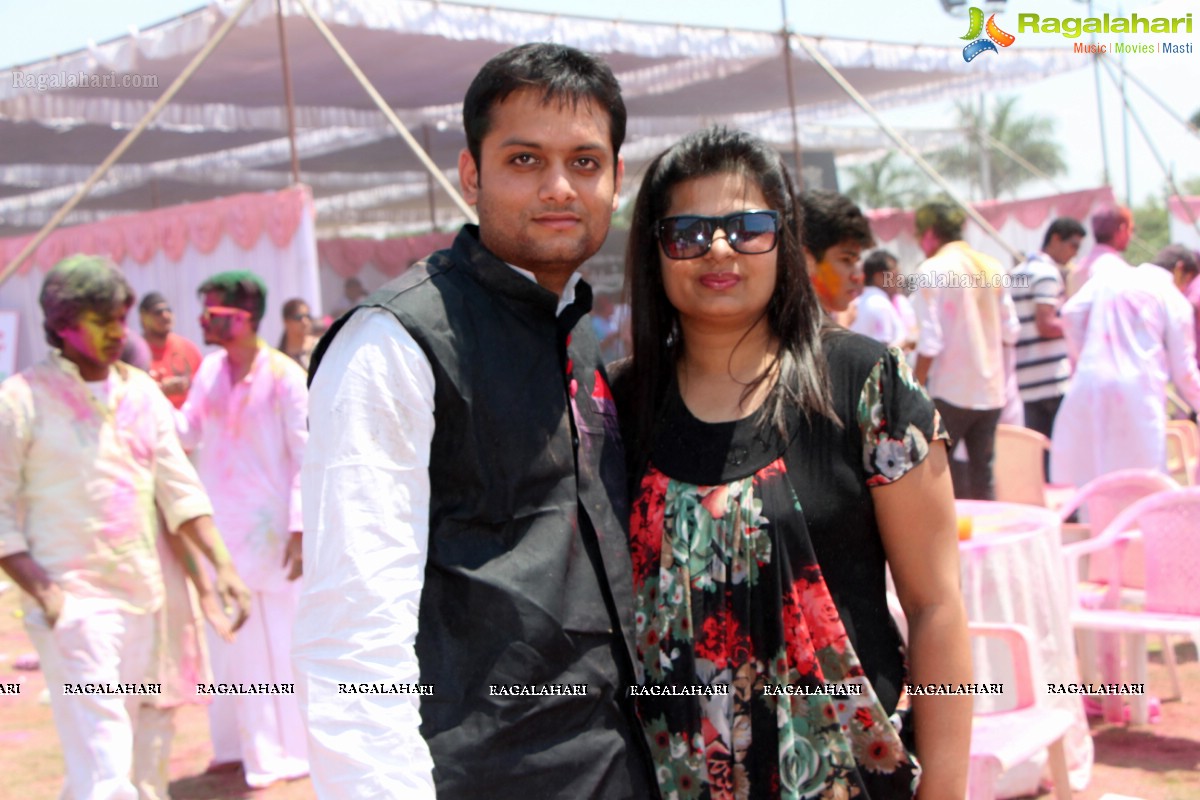 Bam Bam Holi Fest by Bisket and Anup Chandak at Novotel Airport, Hyderabad