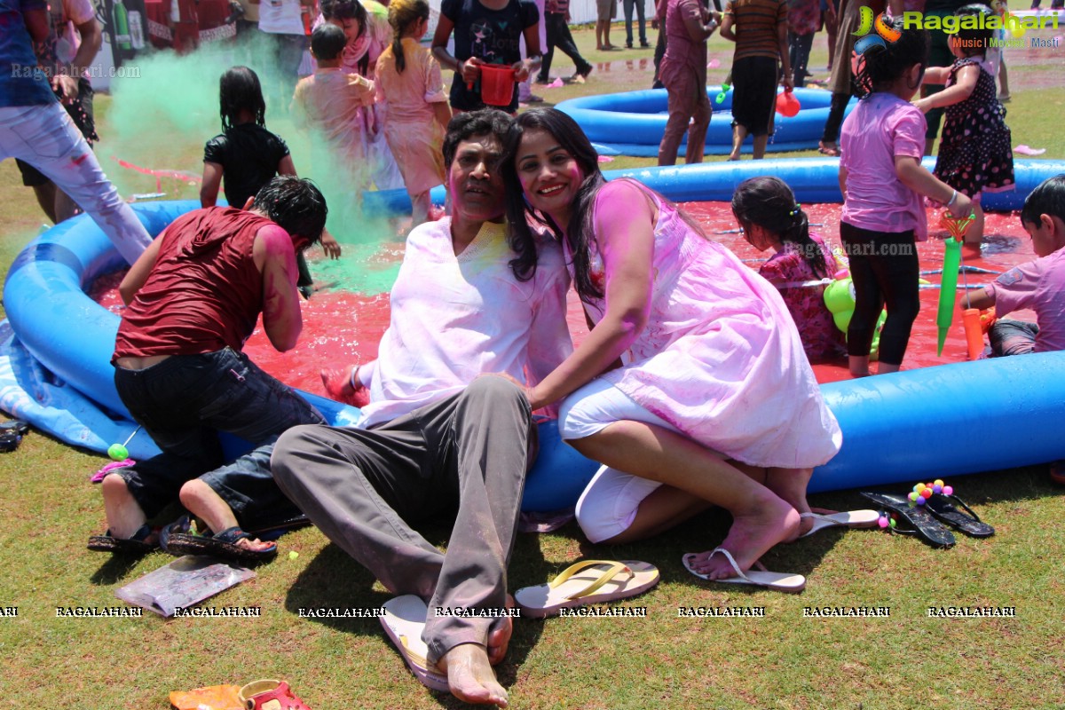 Bam Bam Holi Fest by Bisket and Anup Chandak at Novotel Airport, Hyderabad