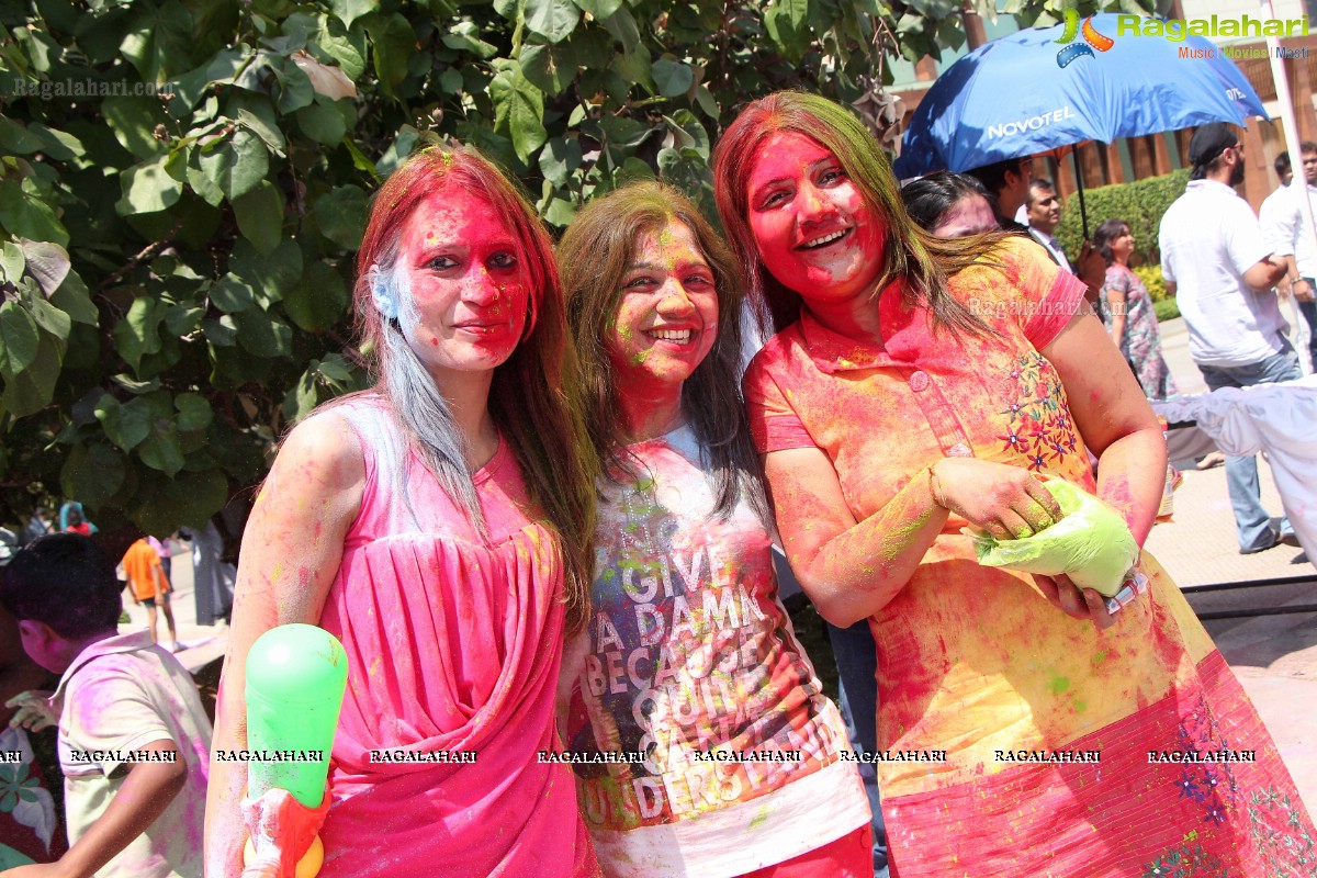 Bam Bam Holi Fest by Bisket and Anup Chandak at Novotel Airport, Hyderabad