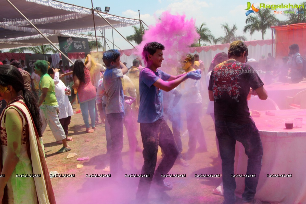 Bam Bam Holi Fest by Bisket and Anup Chandak at Novotel Airport, Hyderabad